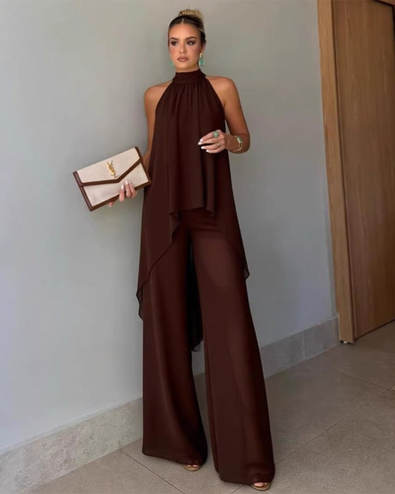 Set Casual Asymmetrisk Ärmlös