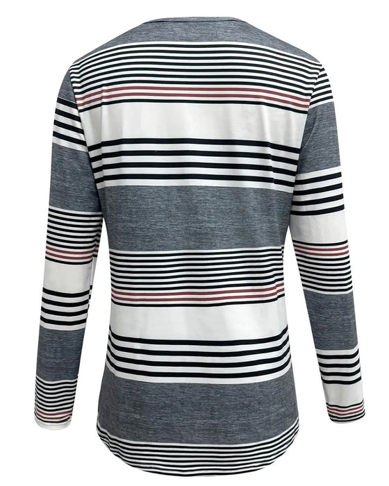 T - Shirt Med Ristningar För Casual Klädsel
