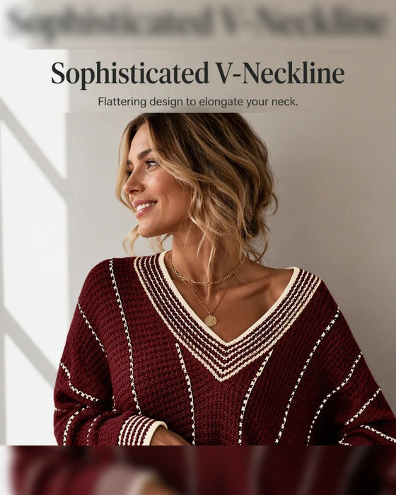 Pullover Tröja Casual Loose Fit Rand
