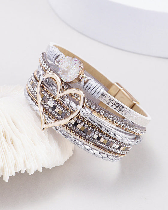 Bohemisk Hjärta  armband