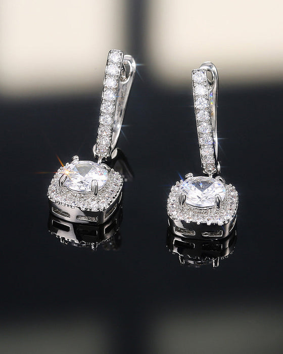 Orhängen med zirconia
