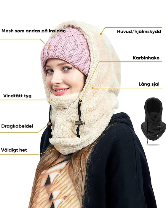 Sherpa-huva skidmask