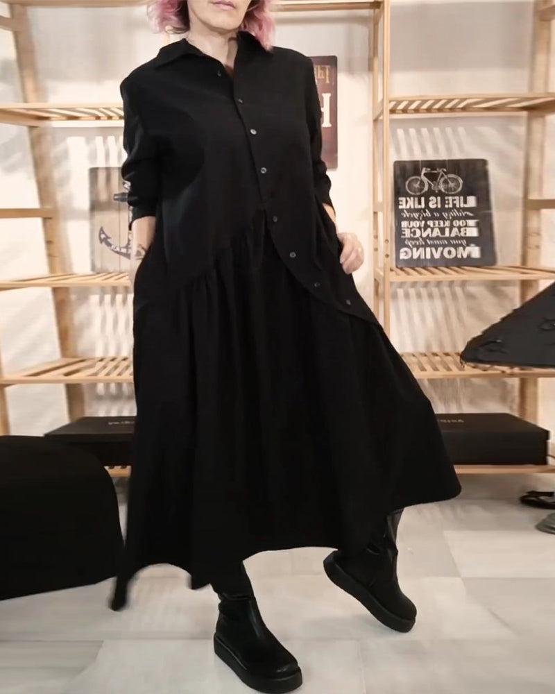 Casual lös A-linje klänning