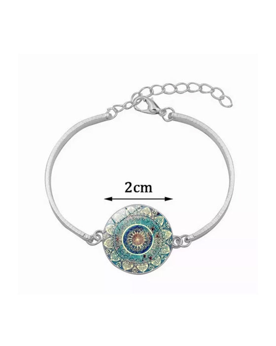 Datura blommor halsband-set