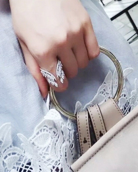 Änglavingsring och armband