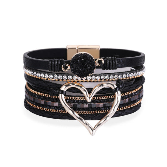 Bohemisk Hjärta  armband