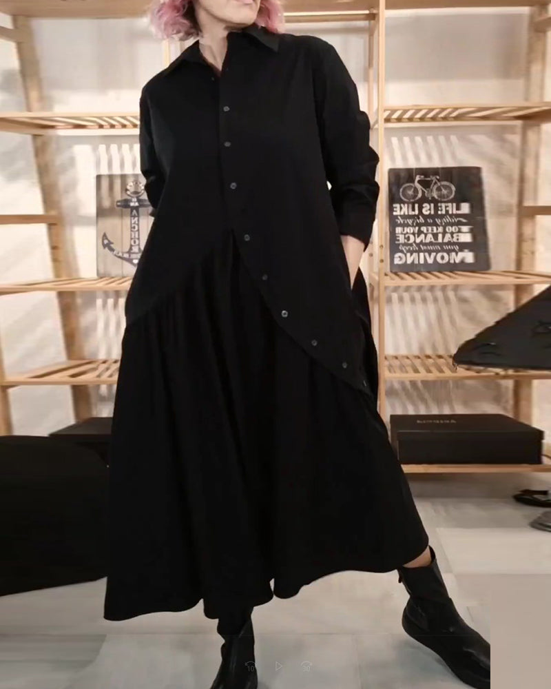 Casual lös A-linje klänning