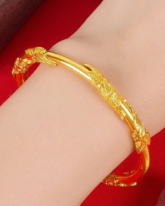 Armband med justerbart med blommigt