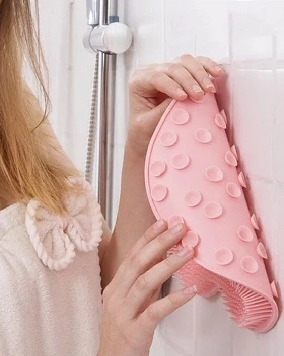 Dusch fot och ryggskrubb, massagedyna