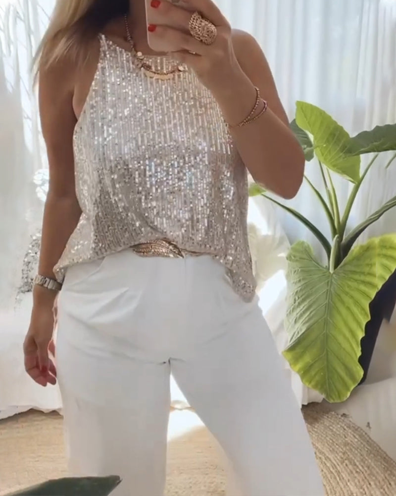 Casual camis fram och bak vändbar