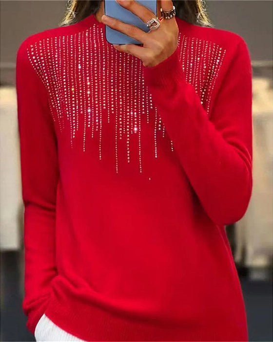 Pullover med turtleneck