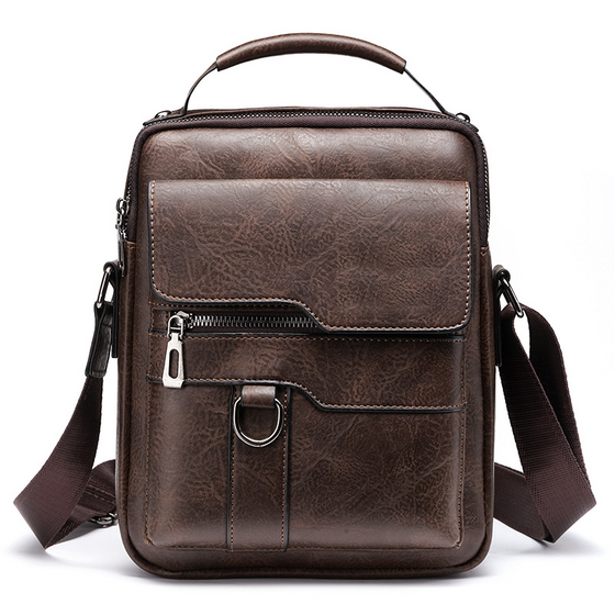 Crossbody-väska för män, axelväska, vintage