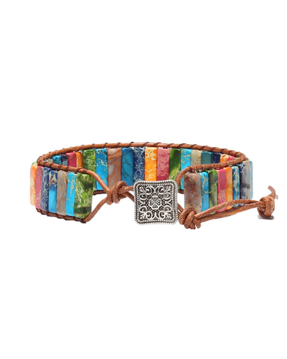 Stenarmband i stil med en boho