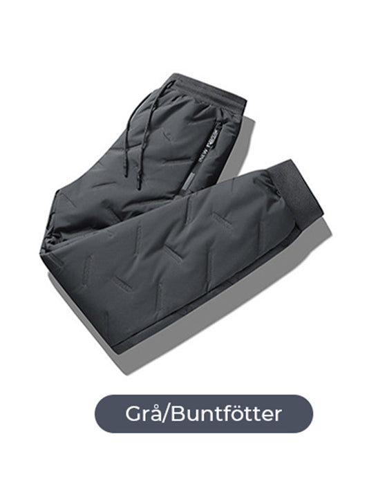 Tjock varm träningsbyxor i fleece