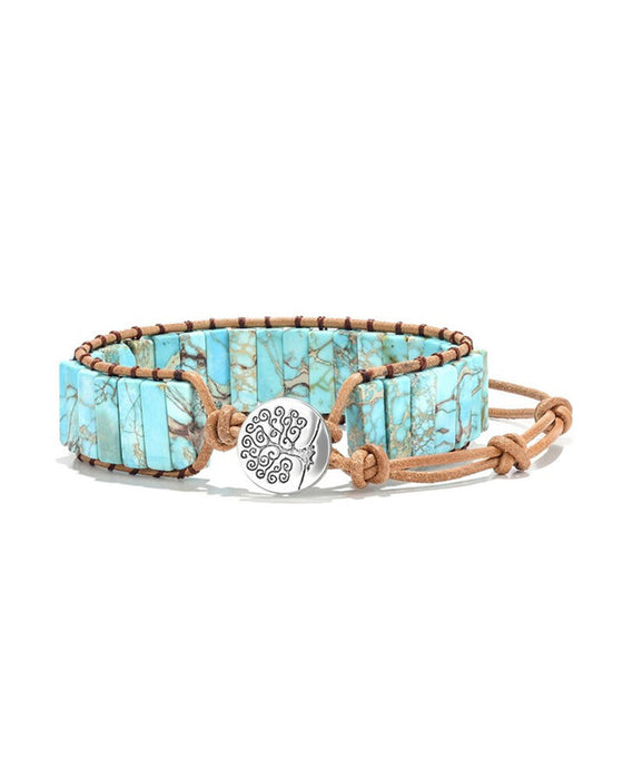 Stenarmband i stil med en boho