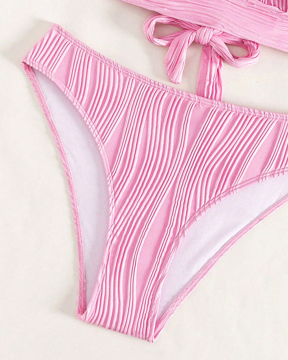 Enfärgad djup V sexig bikini