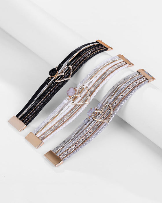 Bohemisk Hjärta  armband