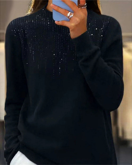 Pullover med turtleneck
