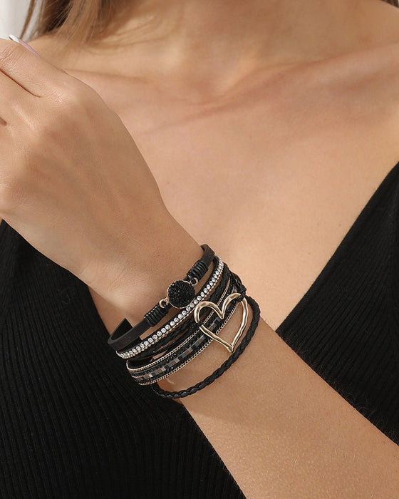 Bohemisk Hjärta  armband